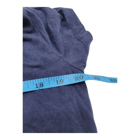 Torrid Shirt Womens Size 0 Not Interested Scoop Tee Navy Blue White Lettering - Picture 3 of 7